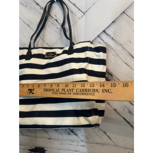 Women's Kate Spade Tote Bag One Size Black & White - Picture 5 of 13